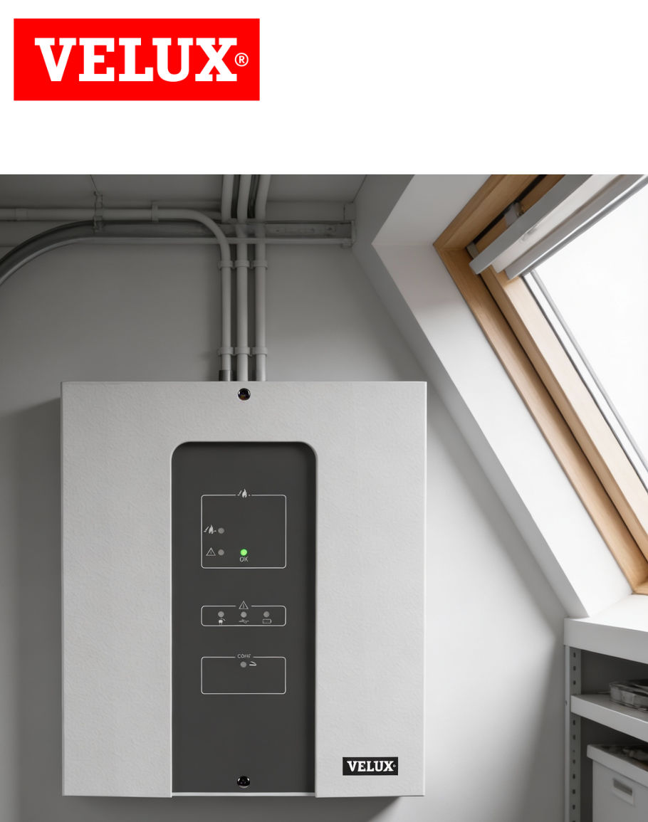 Centrala desfumare ferestre evacuare fum Velux KFC 305